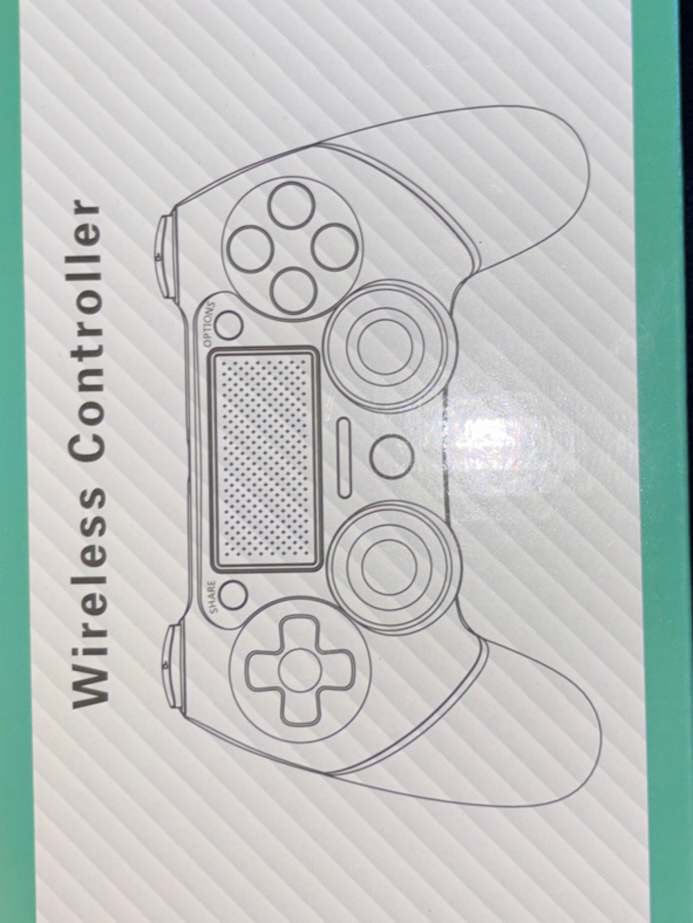 Wireless Game Controller - Mint Green & White